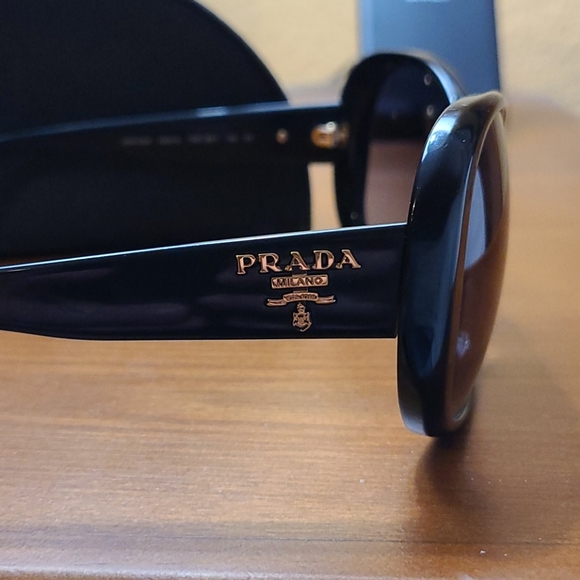 Prada Oversized Black Sunglasses - Picture 2 of 11